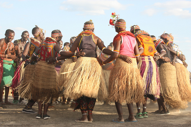 Samburu Dance During the Lake Turkana Festival