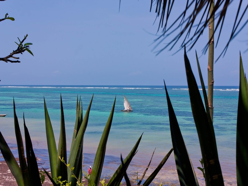 Dhow in the ocean