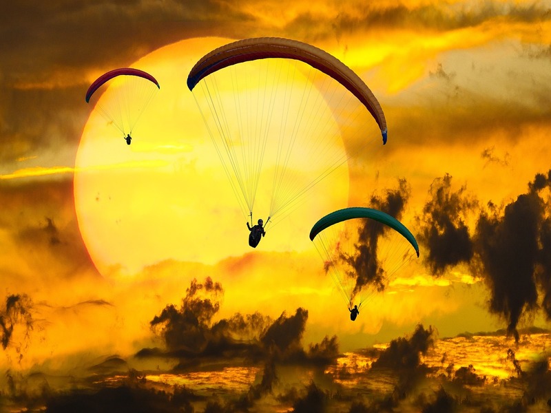 paragliding adventure