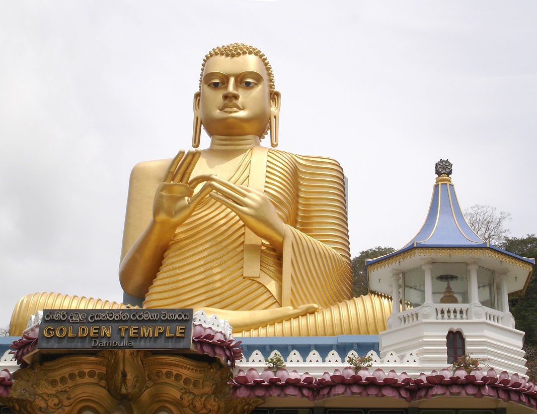The Golden Temple In Sri Lanka