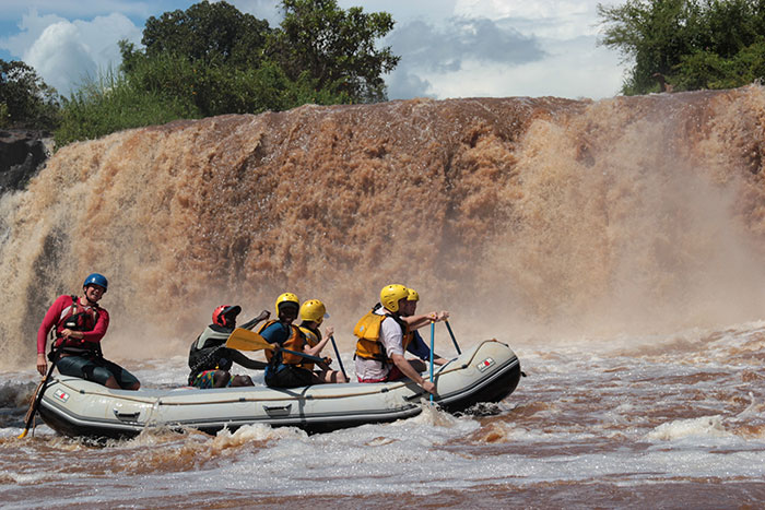 Whitewater-Rafting at Tana River