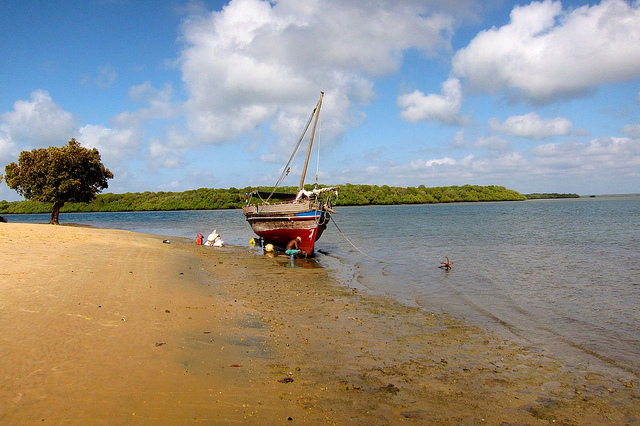 Kiwayu coastline