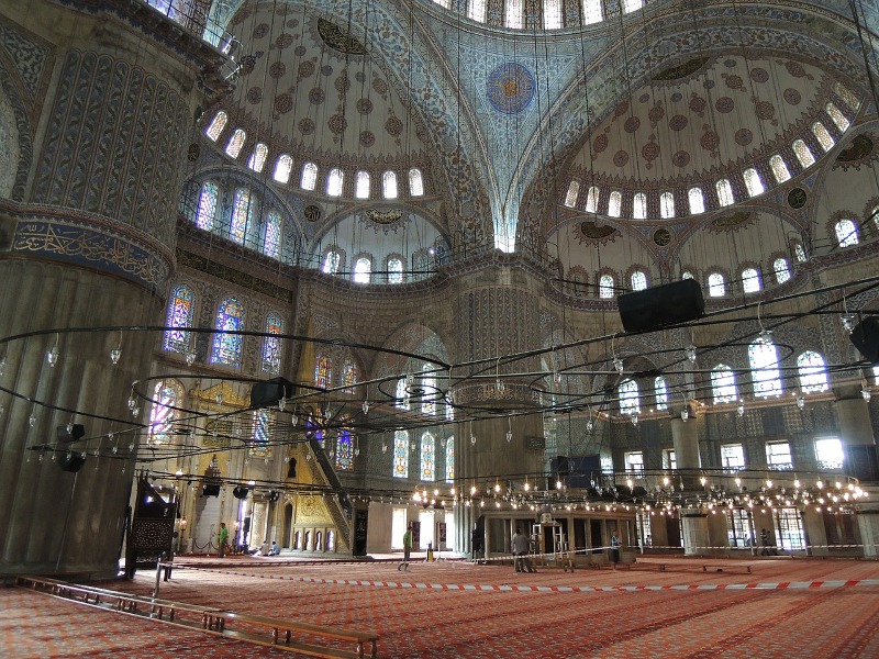 Inside Blue Mosque