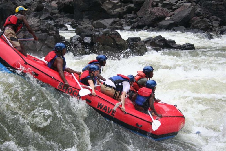 White Water Rafting in Zambezi River