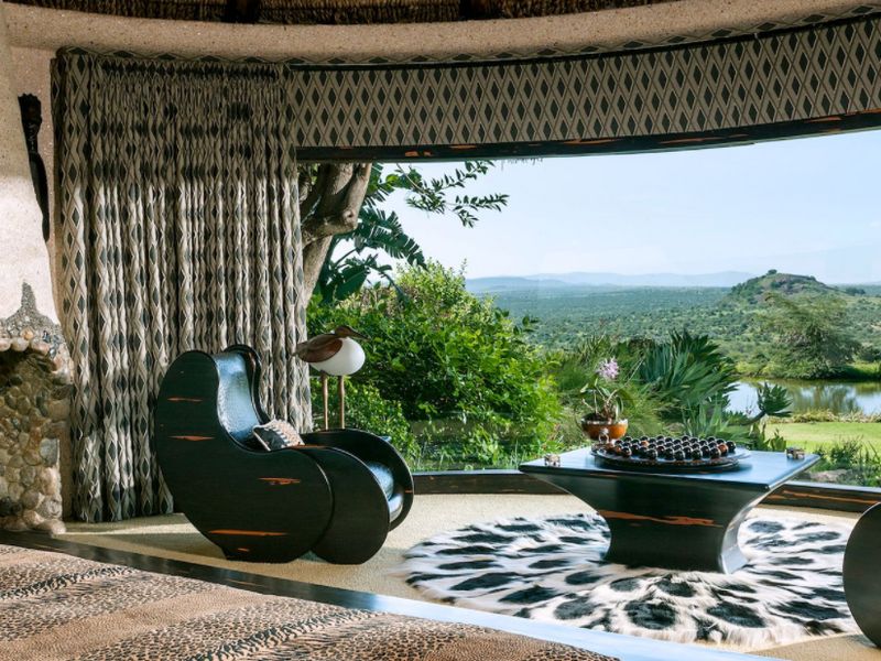 Luxurious view of the plains from Ol Jogi, Kenya