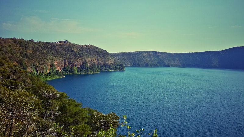 Gorgeous view of Lake Chala
