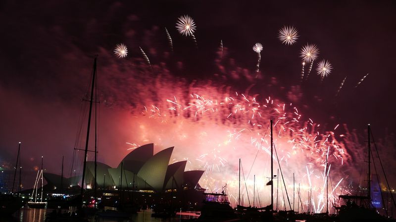 Sydney harbour fireworks