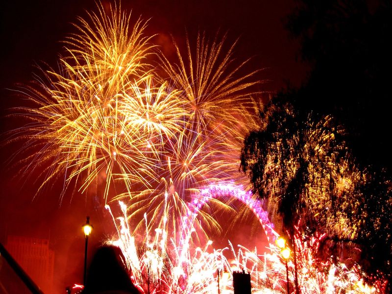 London fireworks